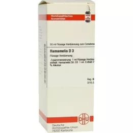 HAMAMELIS D 3 Utspädning, 50 ml