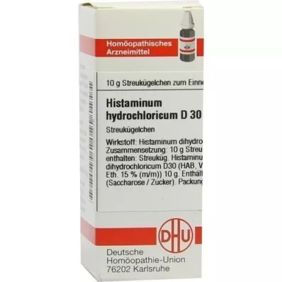 HISTAMINUM hydrochloricum D 30 globuli, 10 g