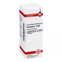 PHOSPHORUS D 200 utspädning, 20 ml
