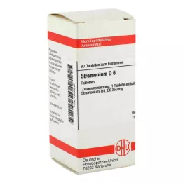 STRAMONIUM D 6 tabletter, 80 pc
