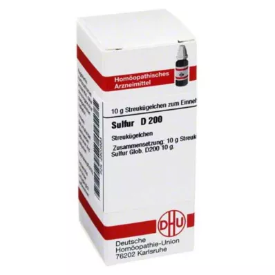 SULFUR D 200 globuli, 10 g
