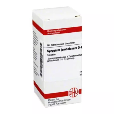 SYZYGIUM JAMBOLANUM D 4 tabletter, 80 pc