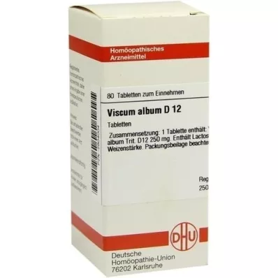 VISCUM ALBUM D 12 tabletter, 80 st