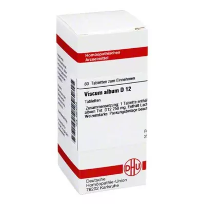 VISCUM ALBUM D 12 tabletter, 80 st