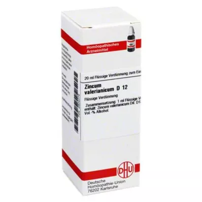 ZINCUM VALERIANICUM D 12 Utspädning, 20 ml ZINCUM VALERIANICUM D 12 Utspädning, 20 ml