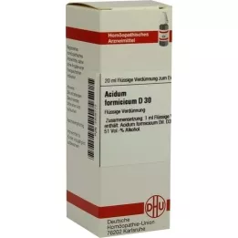 ACIDUM FORMICICUM D 30 Utspädning, 20 ml