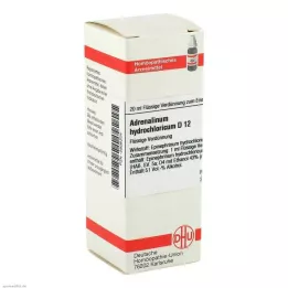ADRENALINUM HYDROCHLORICUM D 12 Utspädning, 20 ml