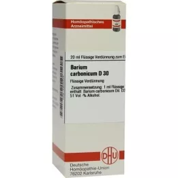 BARIUM CARBONICUM D 30 Utspädning, 20 ml