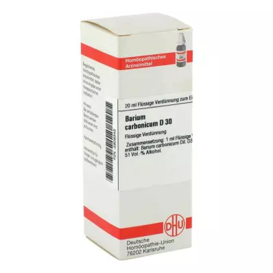 BARIUM CARBONICUM D 30 Utspädning, 20 ml