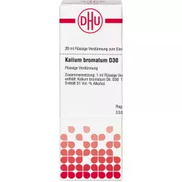 KALIUM BROMATUM D 30 Utspädning, 20 ml