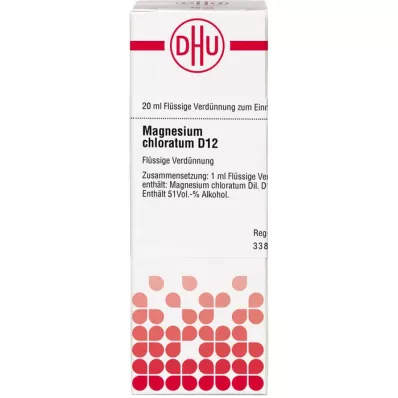 MAGNESIUM CHLORATUM D 12 Utspädning, 20 ml