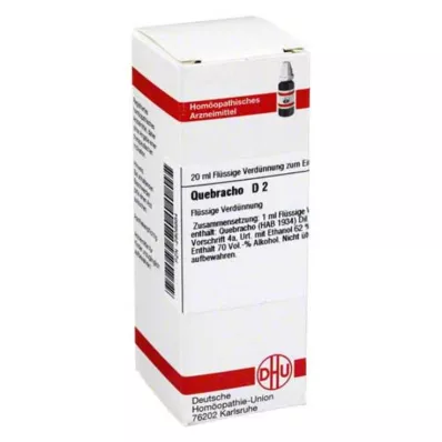 QUEBRACHO D 2 Utspädning, 20 ml
