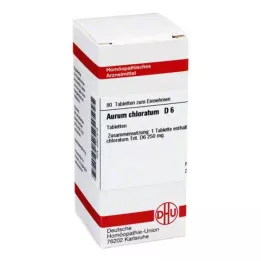 AURUM CHLORATUM D 6 tabletter, 80 pc