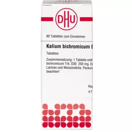 KALIUM BICHROMICUM D 30 tabletter, 80 pc