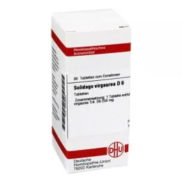SOLIDAGO VIRGAUREA D 6 tabletter, 80 pc