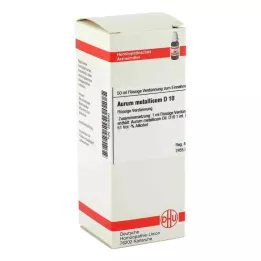 AURUM METALLICUM D 10 utspädning, 50 ml