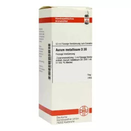 AURUM METALLICUM D 30 Utspädning, 50 ml