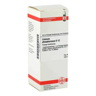 CALCIUM PHOSPHORICUM D 12 Utspädning, 50 ml CALCIUM PHOSPHORICUM D 12 Utspädning, 50 ml