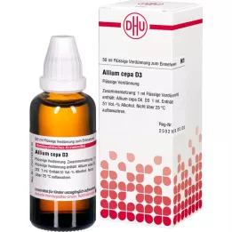 ALLIUM CEPA D 3 Utspädning, 50 ml