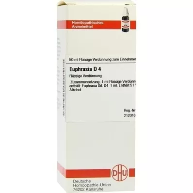 EUPHRASIA D 4 utspädning, 50 ml