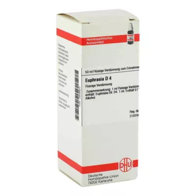 EUPHRASIA D 4 utspädning, 50 ml