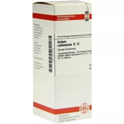 KALIUM CARBONICUM D 12 Utspädning, 50 ml