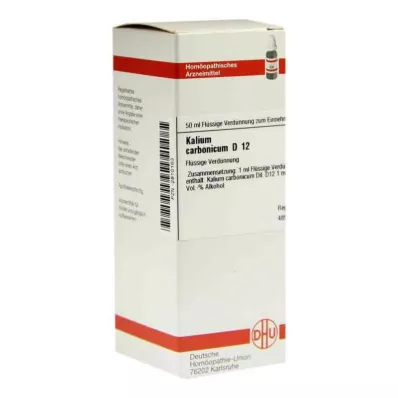 KALIUM CARBONICUM D 12 Utspädning, 50 ml KALIUM CARBONICUM D 12 Utspädning, 50 ml