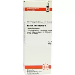 KALIUM CHLORATUM D 6 Utspädning, 50 ml