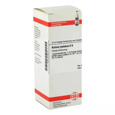 KALIUM JODATUM D 6 Utspädning, 50 ml KALIUM JODATUM D 6 Utspädning, 50 ml