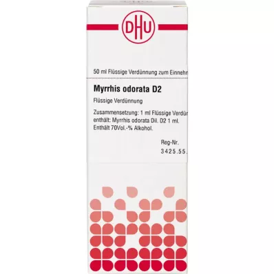 MYRRHIS odorata D 2 Utspädning, 50 ml