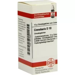 CINNABARIS D 10 globuli, 10 g