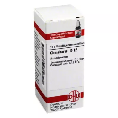 CINNABARIS D 12 kulor, 10 g