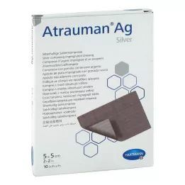 ATRAUMAN Sterila kompresser Ag 5x5 cm, 10 st