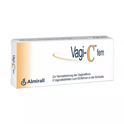 VAGI C Fem vaginaltabletter, 6 st VAGI C Fem vaginaltabletter, 6 st