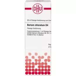 BARIUM CHLORATUM D 4 utspädning, 20 ml