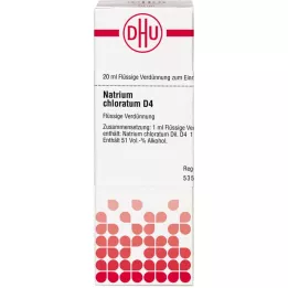 NATRIUM CHLORATUM D 4 utspädning, 20 ml