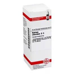 NATRIUM CHLORATUM D 6 Utspädning, 20 ml