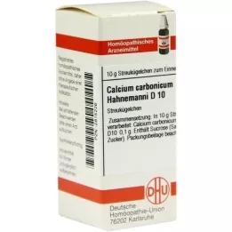 CALCIUM CARBONICUM Hahnemanni D 10 globuli, 10 g