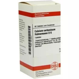 CALCIUM CARBONICUM Hahnemanni D 6 tabletter, 80 st