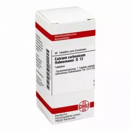 CALCIUM CARBONICUM Hahnemanni D 12 tabletter, 80 st