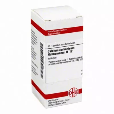 CALCIUM CARBONICUM Hahnemanni D 12 tabletter, 80 st CALCIUM CARBONICUM Hahnemanni D 12 tabletter, 80 st