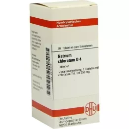 NATRIUM CHLORATUM D 4 tabletter, 80 pc