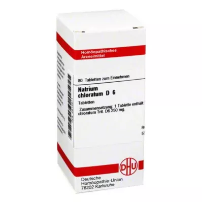 NATRIUM CHLORATUM D 6 tabletter, 80 pc