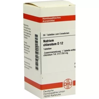 NATRIUM CHLORATUM D 12 tabletter, 80 st