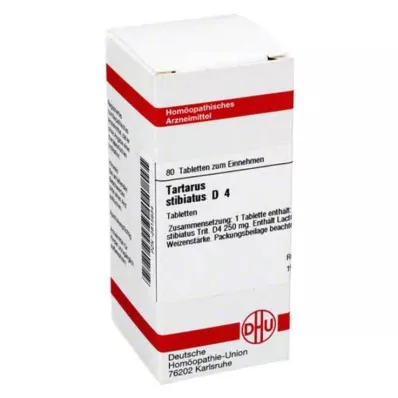 TARTARUS STIBIATUS D 4 tabletter, 80 pc TARTARUS STIBIATUS D 4 tabletter, 80 pc