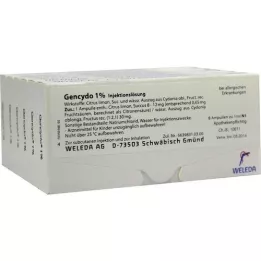 GENCYDO 1% injektionsvätska, lösning, 48X1 ml