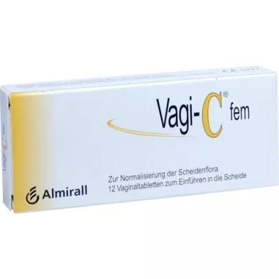 VAGI C Fem vaginaltabletter, 12 st