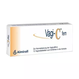 VAGI C Fem vaginaltabletter, 12 st