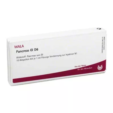 PANCREAS GL D 6 Ampuller, 10X1 ml
