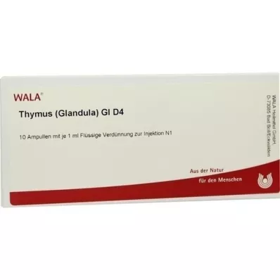 THYMUS GLANDULA GL D 4 Ampuller, 10X1 ml